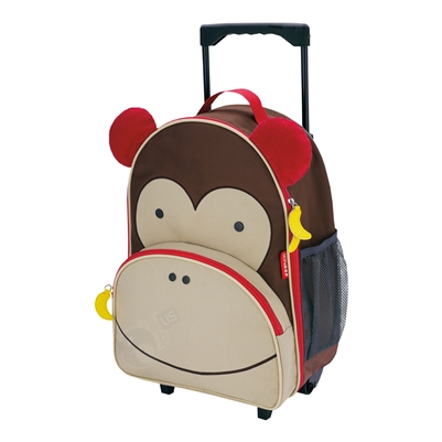 Zoo Kids Rolling Luggage Monkey (Skip Hop)